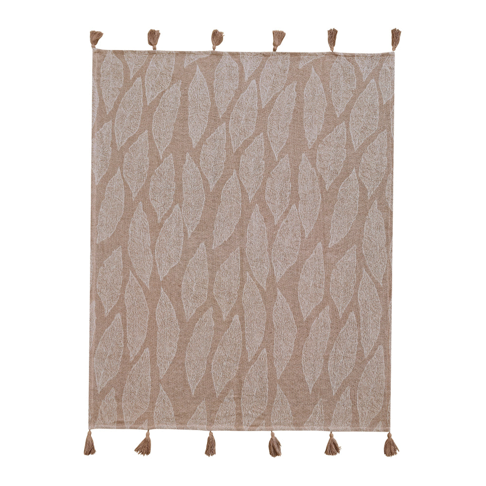 Kye Throw 130x160cm Warm Taupe & Cream-0